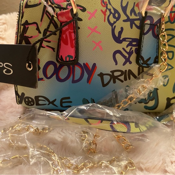 Multicolor Graffiti Handbag - Picture 9 of 9